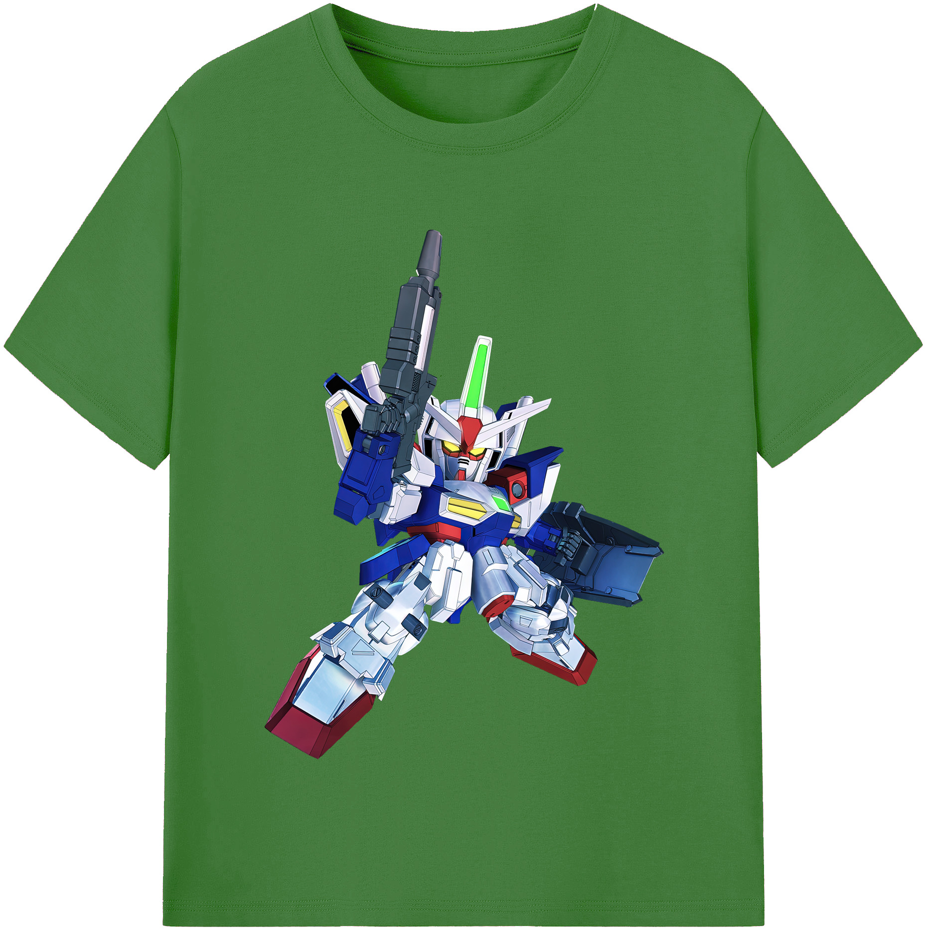 （画像用） 機動戦士ガンダム Mobile Suit Gundam レディースカジュアルプリントTシャツ（綿100％）